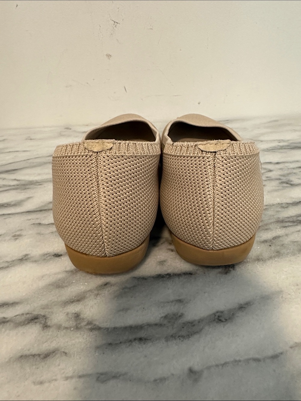 VIVAIA Women's Beige Knit Ballet Flats size 37.5 - Picture 7 of 11